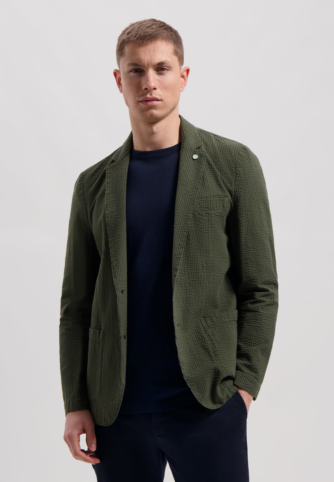 Collin Blazer Army Green Cutler Co