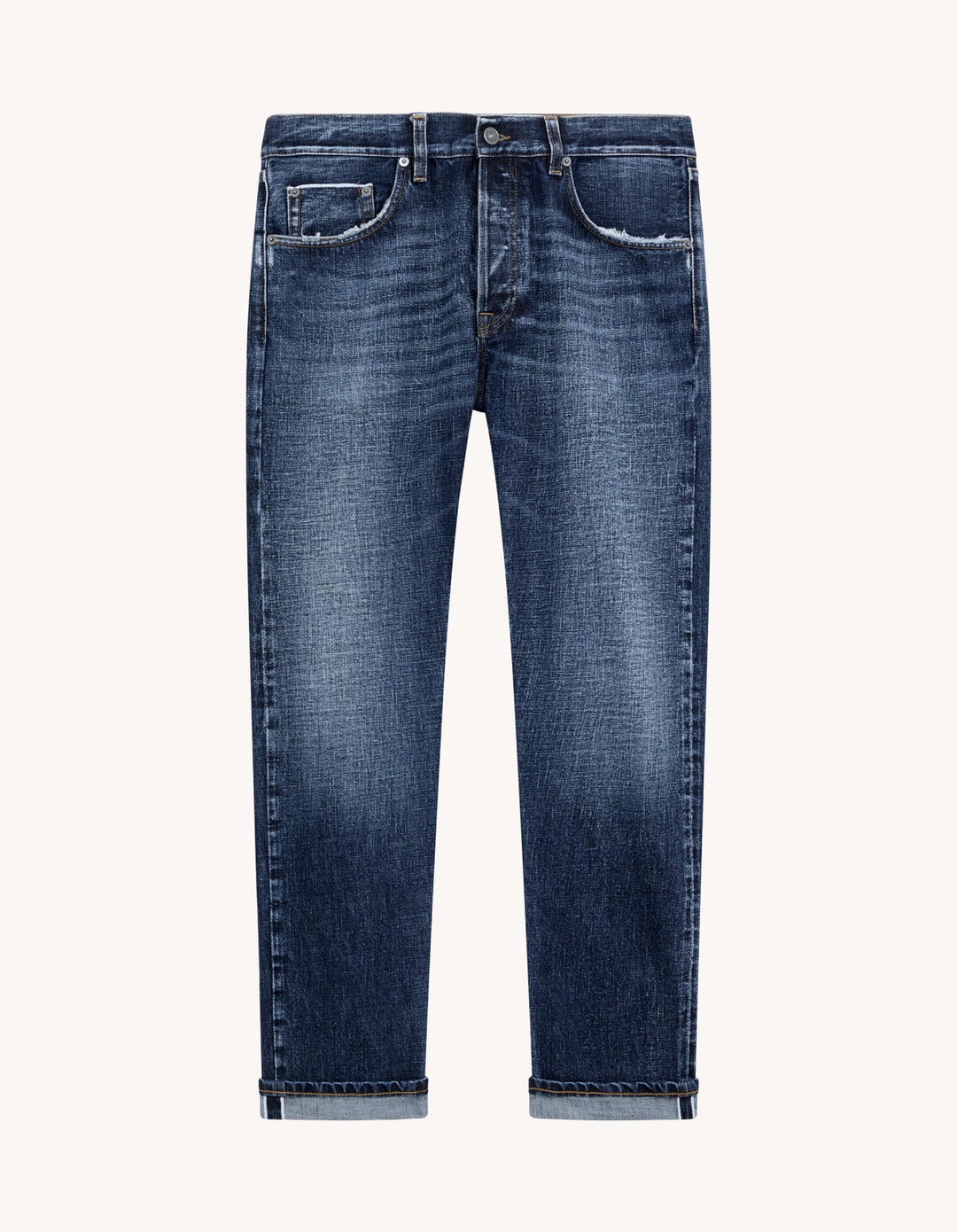 【sba】Suzu HiroseCLANE TUCK WIDE DENIM Wide leg jeans, Blue - Sisley