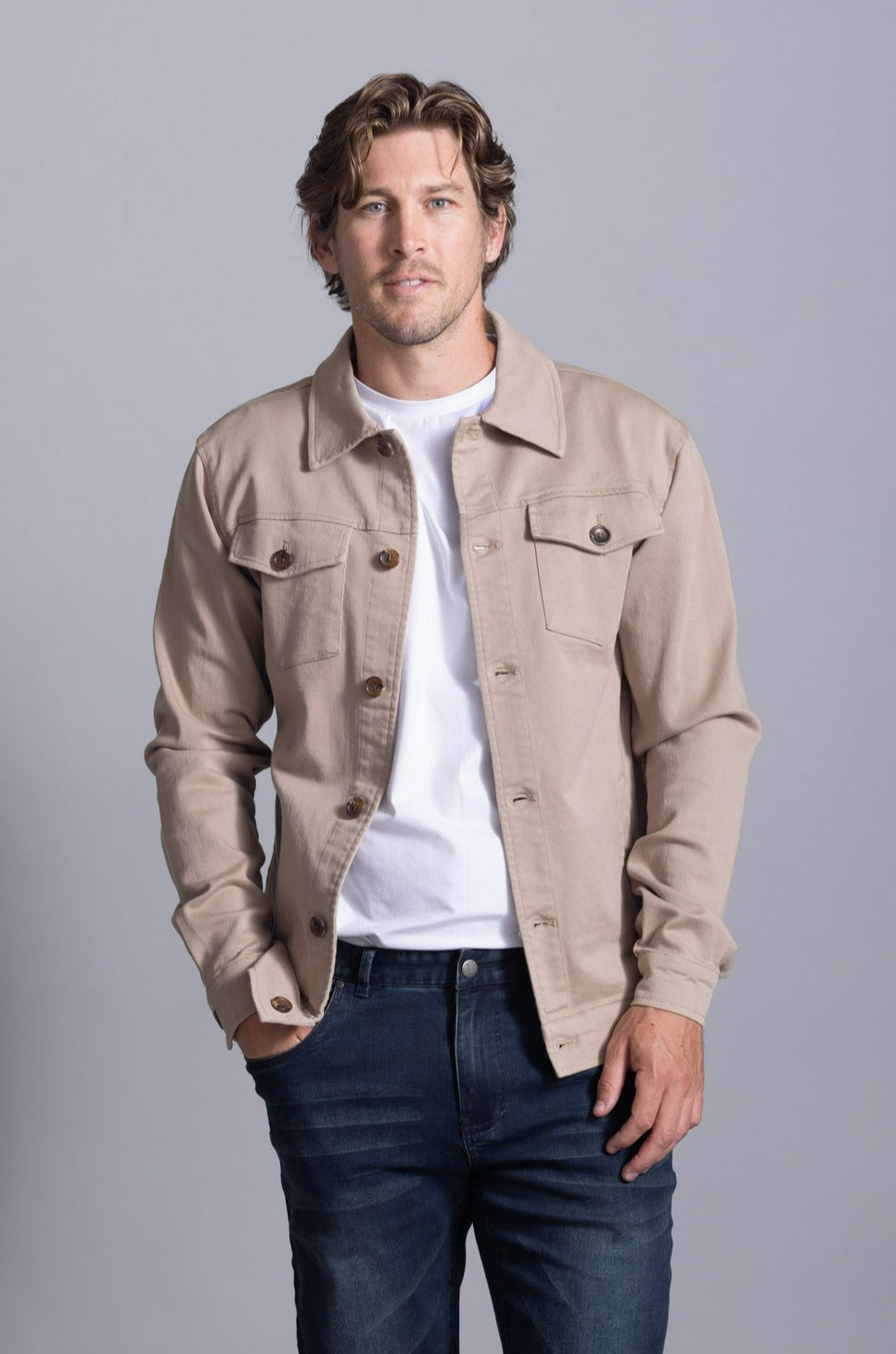 Sand trucker jacket cheap